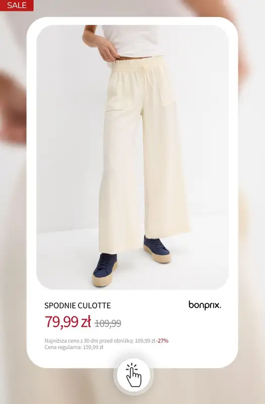 bonprix - gazetka promocyjna Spodnie na wyprzedaży! od wtorku 21.07  - strona 10