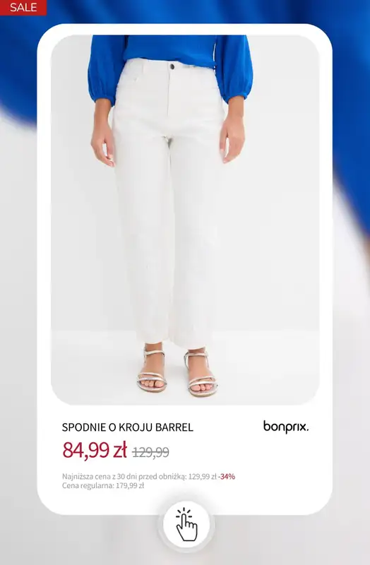 bonprix - gazetka promocyjna Spodnie na wyprzedaży! od wtorku 21.07  - strona 14