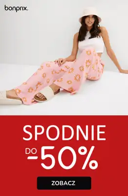 bonprix - gazetka promocyjna Spodnie na wyprzedaży! od wtorku 21.07 