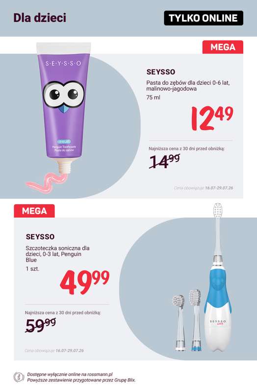 Rossmann - gazetka promocyjna Promocje TYLKO ONLINE od wtorku 21.07 do środy 29.07 - strona 10