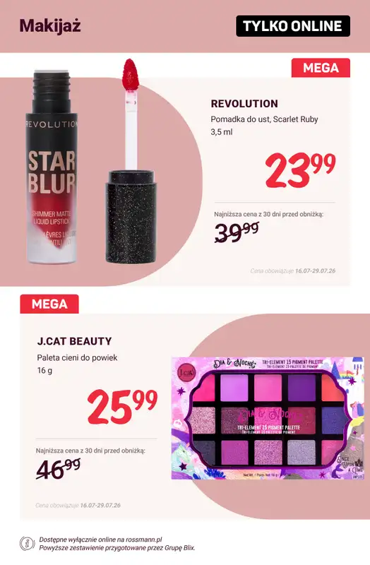 Rossmann - gazetka promocyjna Promocje TYLKO ONLINE od wtorku 21.07 do środy 29.07 - strona 2