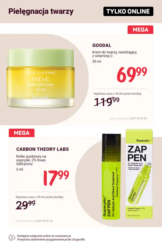 Rossmann - gazetka promocyjna Promocje TYLKO ONLINE od wtorku 21.07 do środy 29.07 - strona 4