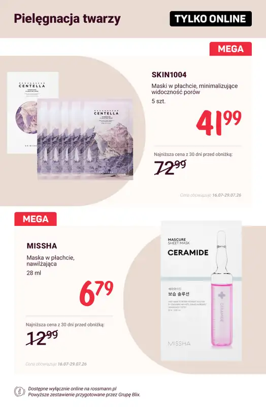 Rossmann - gazetka promocyjna Promocje TYLKO ONLINE od wtorku 21.07 do środy 29.07 - strona 5