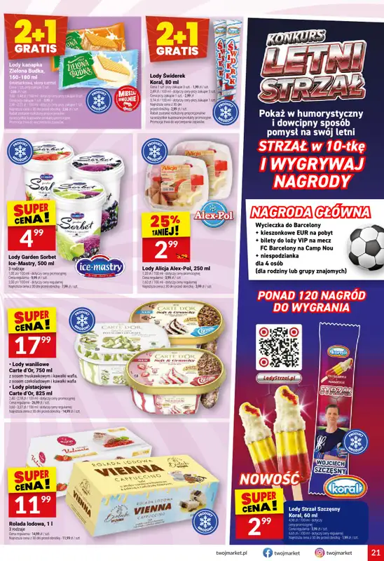 Twój Market - gazetka promocyjna Gazetka od środy 22.07 do wtorku 28.07 - strona 21