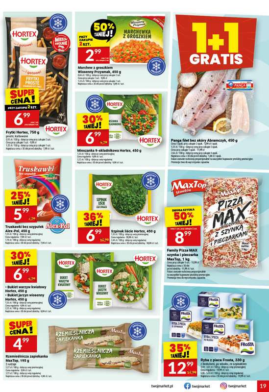 Twój Market - gazetka promocyjna Gazetka od środy 22.07 do wtorku 28.07 - strona 19