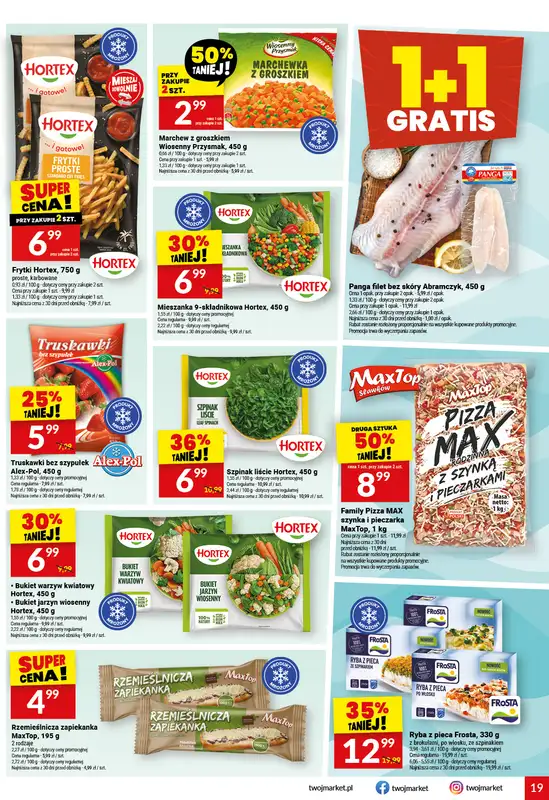 Twój Market - gazetka promocyjna Gazetka od środy 22.07 do wtorku 28.07 - strona 19