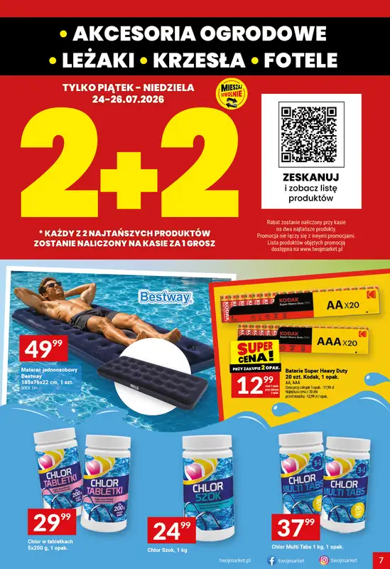 Twój Market - gazetka promocyjna Gazetka od środy 22.07 do wtorku 28.07 - strona 7