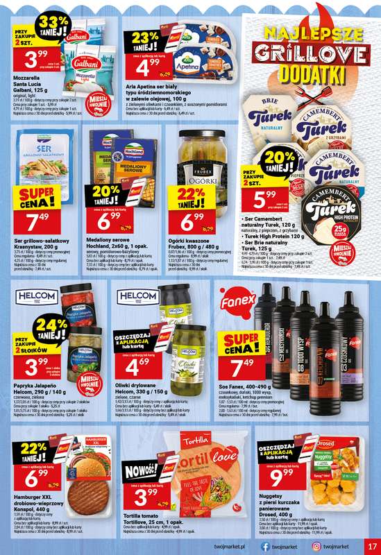 Twój Market - gazetka promocyjna Gazetka od środy 22.07 do wtorku 28.07 - strona 17