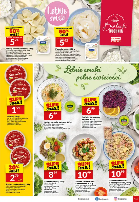 Twój Market - gazetka promocyjna Gazetka od środy 22.07 do wtorku 28.07 - strona 13