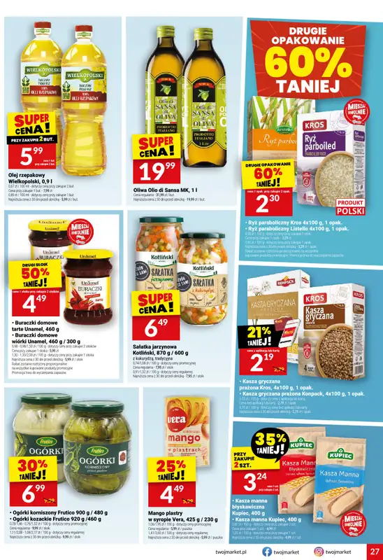 Twój Market - gazetka promocyjna Gazetka od środy 22.07 do wtorku 28.07 - strona 27