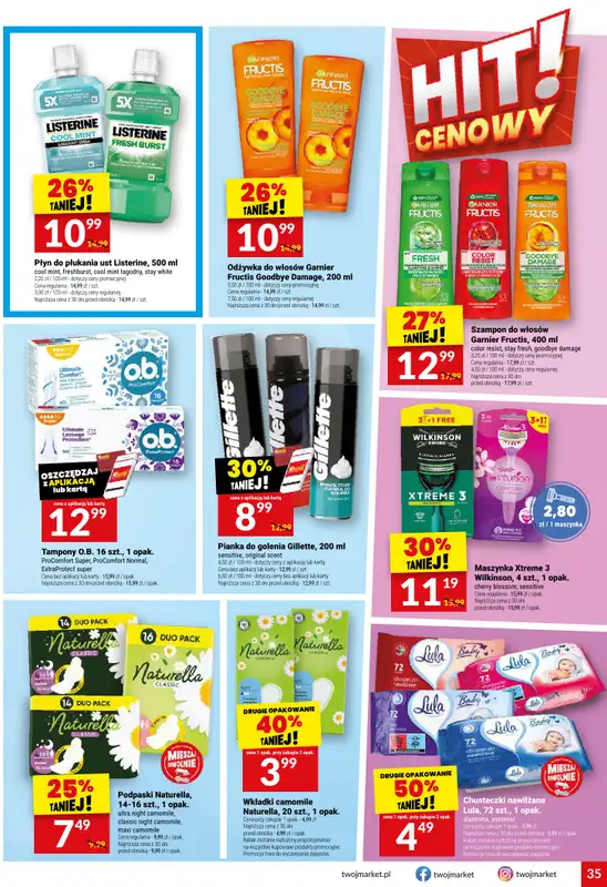 Twój Market - gazetka promocyjna Gazetka od środy 22.07 do wtorku 28.07 - strona 35