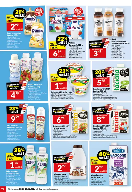 Twój Market - gazetka promocyjna Gazetka od środy 22.07 do wtorku 28.07 - strona 24