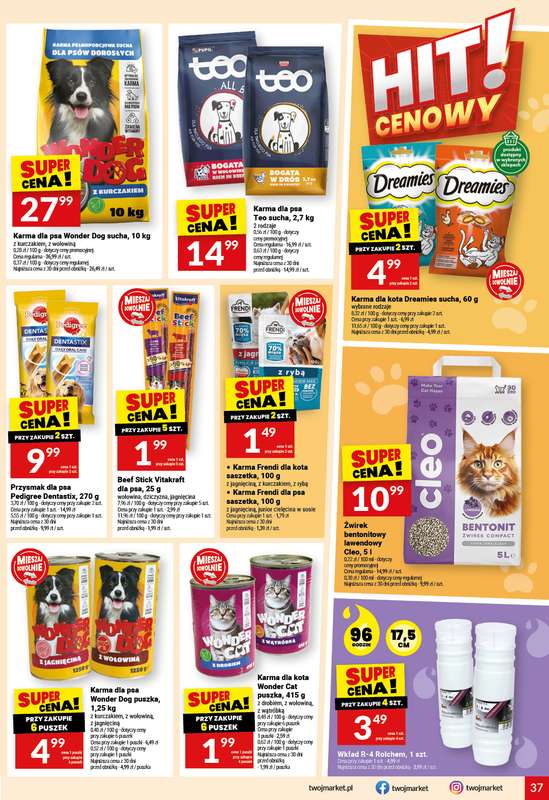 Twój Market - gazetka promocyjna Gazetka od środy 22.07 do wtorku 28.07 - strona 37