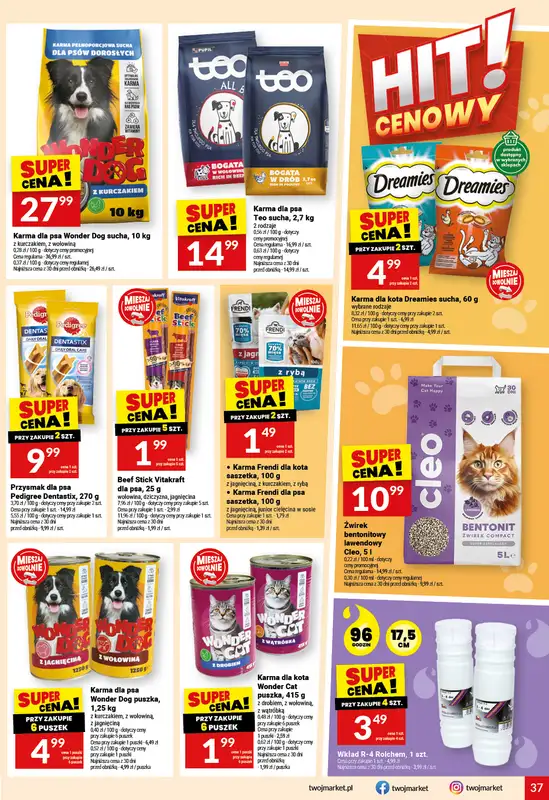 Twój Market - gazetka promocyjna Gazetka od środy 22.07 do wtorku 28.07 - strona 37