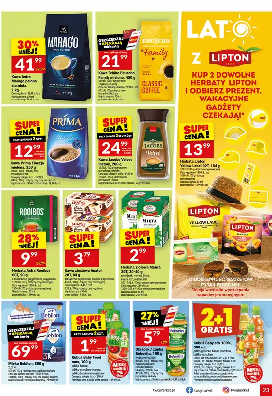 Twój Market - gazetka promocyjna Gazetka od środy 22.07 do wtorku 28.07 - strona 23