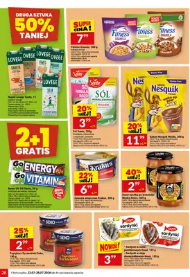 Twój Market - gazetka promocyjna Gazetka od środy 22.07 do wtorku 28.07 - strona 28