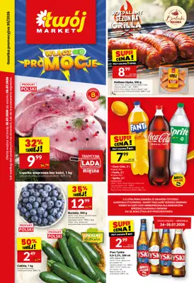 Twój Market - gazetka promocyjna Gazetka od środy 22.07 do wtorku 28.07