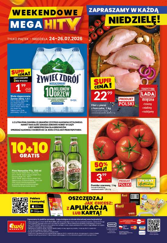 Twój Market - gazetka promocyjna Gazetka od środy 22.07 do wtorku 28.07 - strona 40