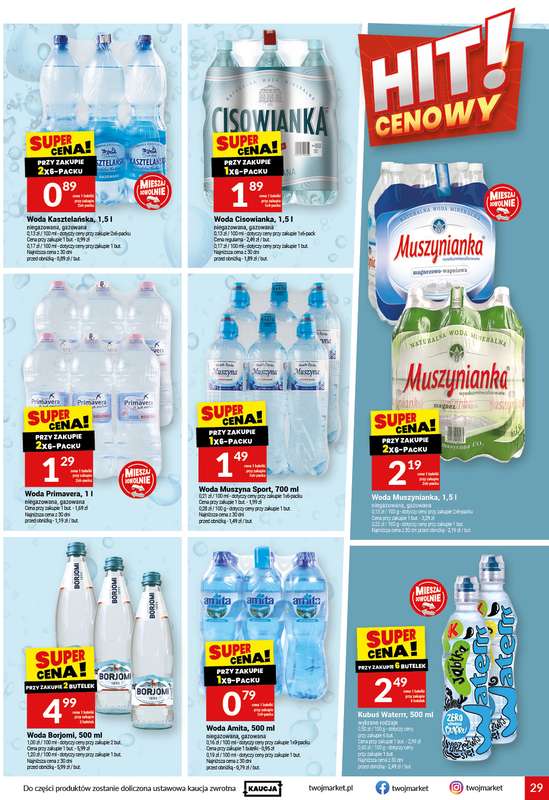Twój Market - gazetka promocyjna Gazetka od środy 22.07 do wtorku 28.07 - strona 29