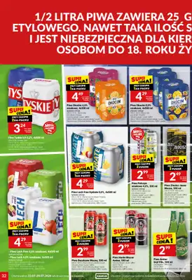 Twój Market - gazetka promocyjna Gazetka od środy 22.07 do wtorku 28.07 - strona 32