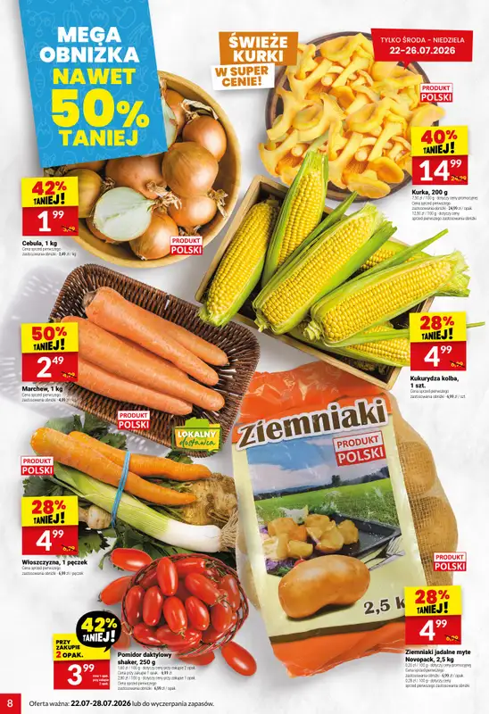 Twój Market - gazetka promocyjna Gazetka od środy 22.07 do wtorku 28.07 - strona 8