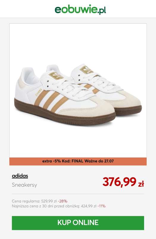 eobuwie.pl - gazetka promocyjna Do -20% extra na wybrane produkty z wyprzedaży od wtorku 21.07 do poniedziałku 27.07 - strona 6