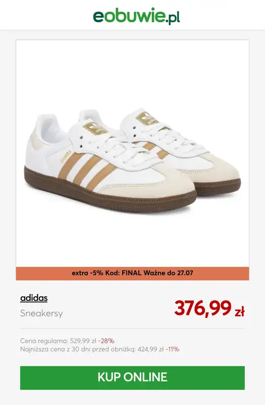 eobuwie.pl - gazetka promocyjna Do -20% extra na wybrane produkty z wyprzedaży od wtorku 21.07 do poniedziałku 27.07 - strona 6