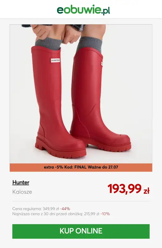 eobuwie.pl - gazetka promocyjna Do -20% extra na wybrane produkty z wyprzedaży od wtorku 21.07 do poniedziałku 27.07 - strona 9