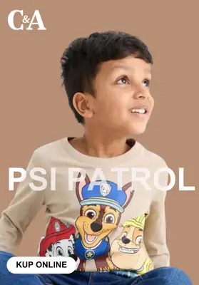 C&A - gazetka promocyjna Kolekcja Psi Patrol od wtorku 21.07 