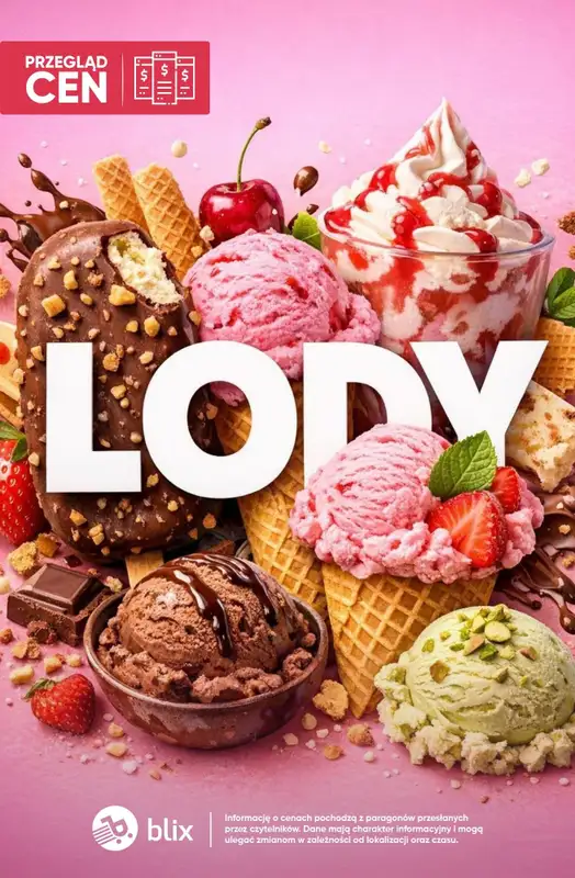 Biedronka - gazetka promocyjna LODY - przegląd cen  