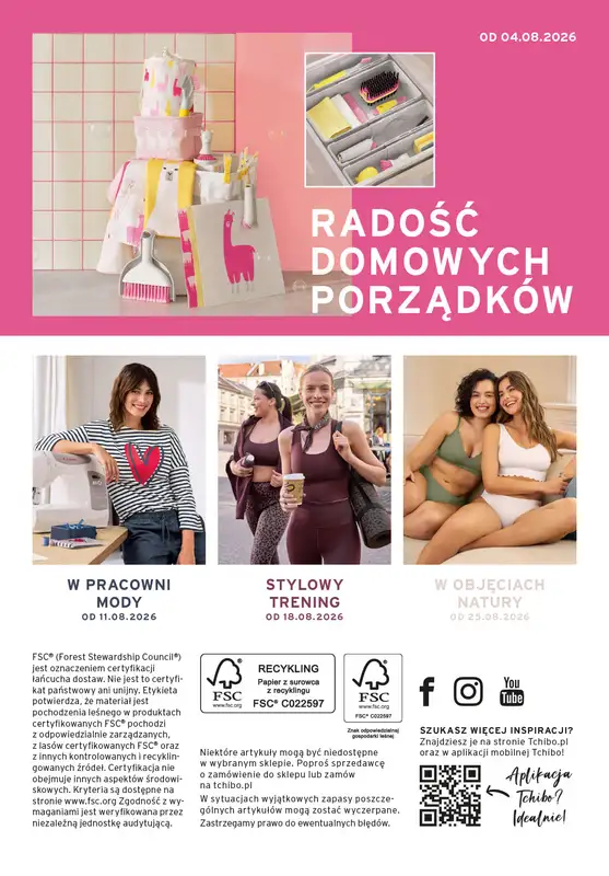 Tchibo - gazetka promocyjna Otuleni błękitem od wtorku 28.07 do czwartku 27.08 - strona 15