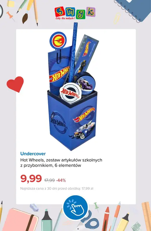 Smyk - gazetka promocyjna Wyprawka szkolna do -70% od wtorku 21.07  - strona 16