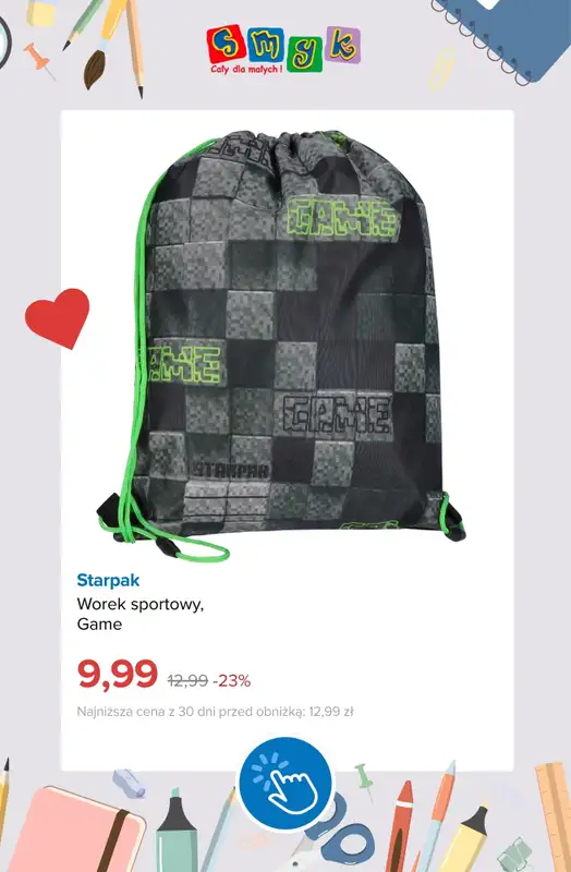 Smyk - gazetka promocyjna Wyprawka szkolna do -70% od wtorku 21.07  - strona 3