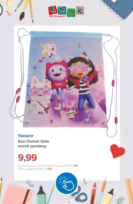 Smyk - gazetka promocyjna Wyprawka szkolna do -70% od wtorku 21.07  - strona 13