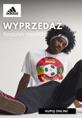 Adidas - gazetka promocyjna Wyprzedaż koszulek męskich od wtorku 21.07 