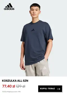 Adidas - gazetka promocyjna Wyprzedaż koszulek męskich od wtorku 21.07  - strona 4