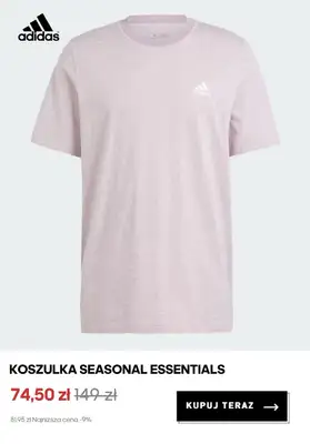 Adidas - gazetka promocyjna Wyprzedaż koszulek męskich od wtorku 21.07  - strona 3