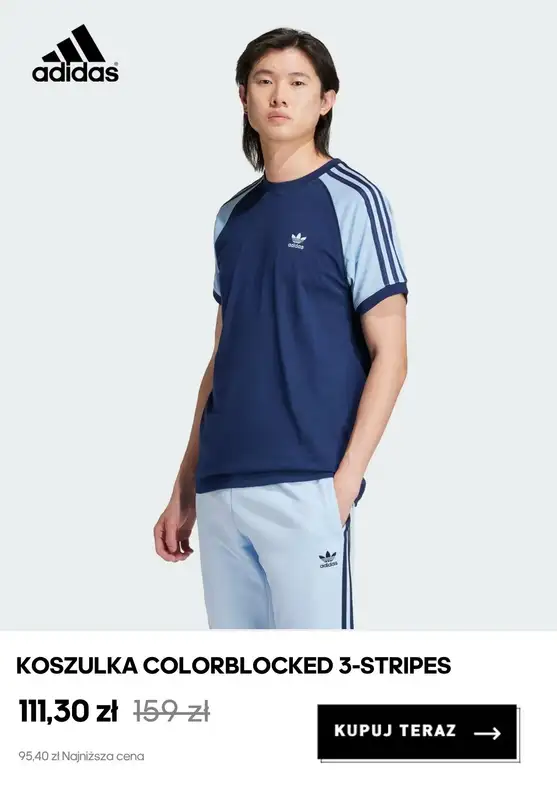 Adidas - gazetka promocyjna Wyprzedaż koszulek męskich od wtorku 21.07  - strona 7