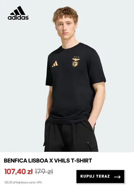 Adidas - gazetka promocyjna Wyprzedaż koszulek męskich od wtorku 21.07  - strona 8