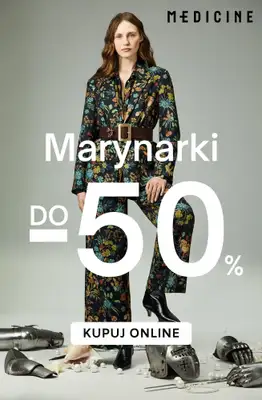 Medicine - gazetka promocyjna Do -50% na marynarki damskie od wtorku 21.07 