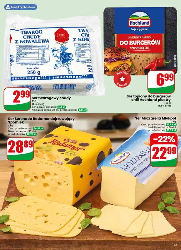 Dino - gazetka promocyjna Gazetka 30 / 2026 od środy 22.07 do wtorku 28.07 - strona 45
