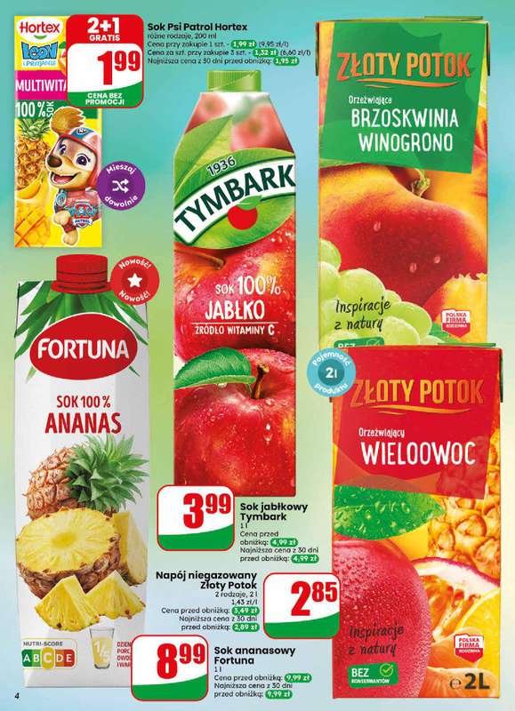 Dino - gazetka promocyjna Gazetka 30 / 2026 od środy 22.07 do wtorku 28.07 - strona 4