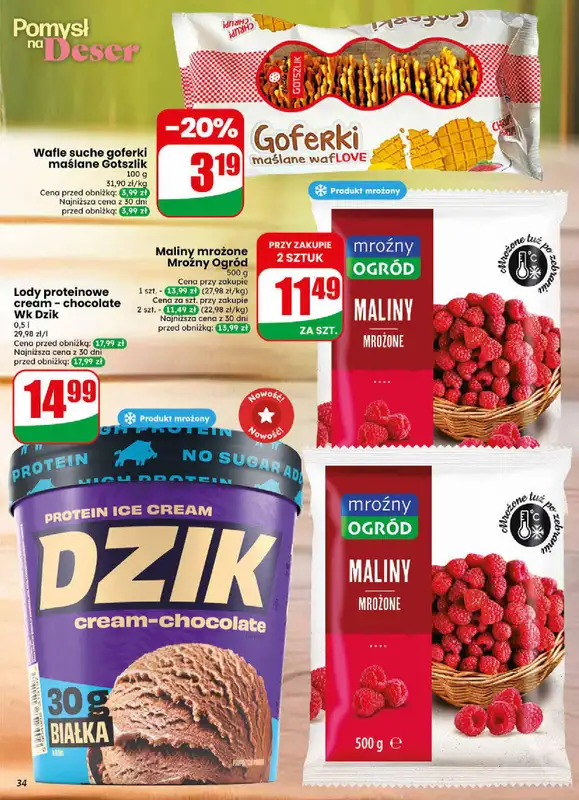 Dino - gazetka promocyjna Gazetka 30 / 2026 od środy 22.07 do wtorku 28.07 - strona 34