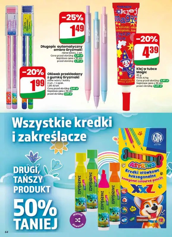 Dino - gazetka promocyjna Gazetka 30 / 2026 od środy 22.07 do wtorku 28.07 - strona 64