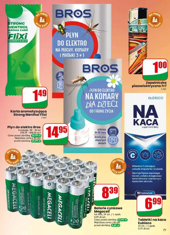 Dino - gazetka promocyjna Gazetka 30 / 2026 od środy 22.07 do wtorku 28.07 - strona 71