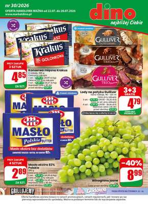 Dino - gazetka promocyjna Gazetka 30 / 2026 od środy 22.07 do wtorku 28.07