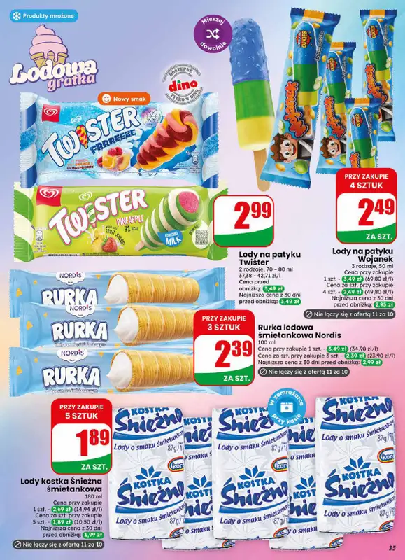 Dino - gazetka promocyjna Gazetka 30 / 2026 od środy 22.07 do wtorku 28.07 - strona 35