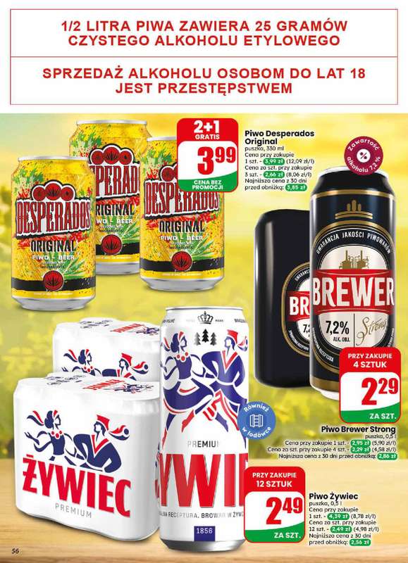 Dino - gazetka promocyjna Gazetka 30 / 2026 od środy 22.07 do wtorku 28.07 - strona 56