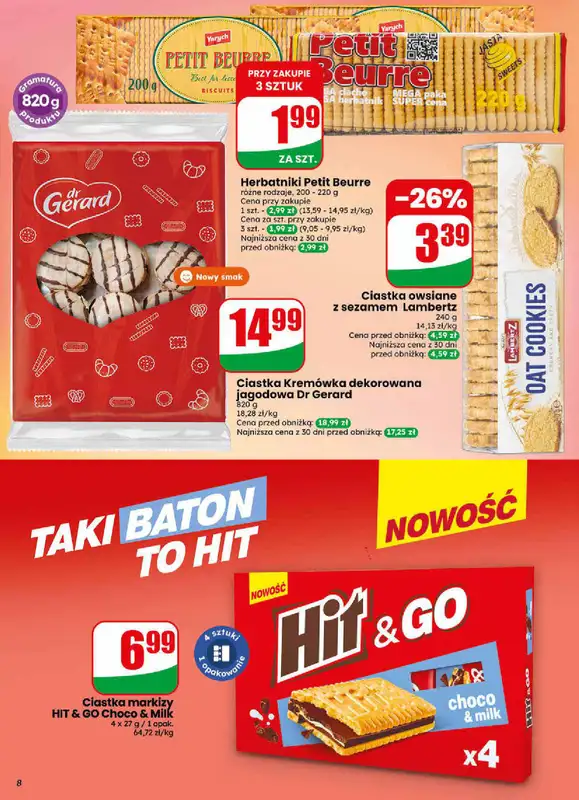 Dino - gazetka promocyjna Gazetka 30 / 2026 od środy 22.07 do wtorku 28.07 - strona 8