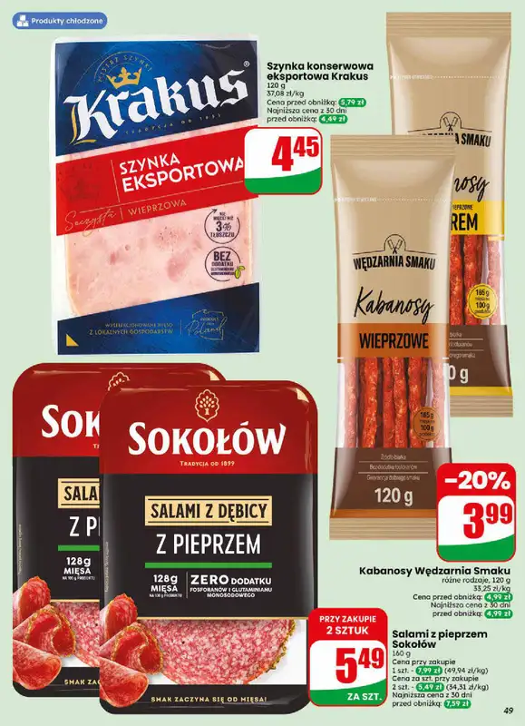 Dino - gazetka promocyjna Gazetka 30 / 2026 od środy 22.07 do wtorku 28.07 - strona 49